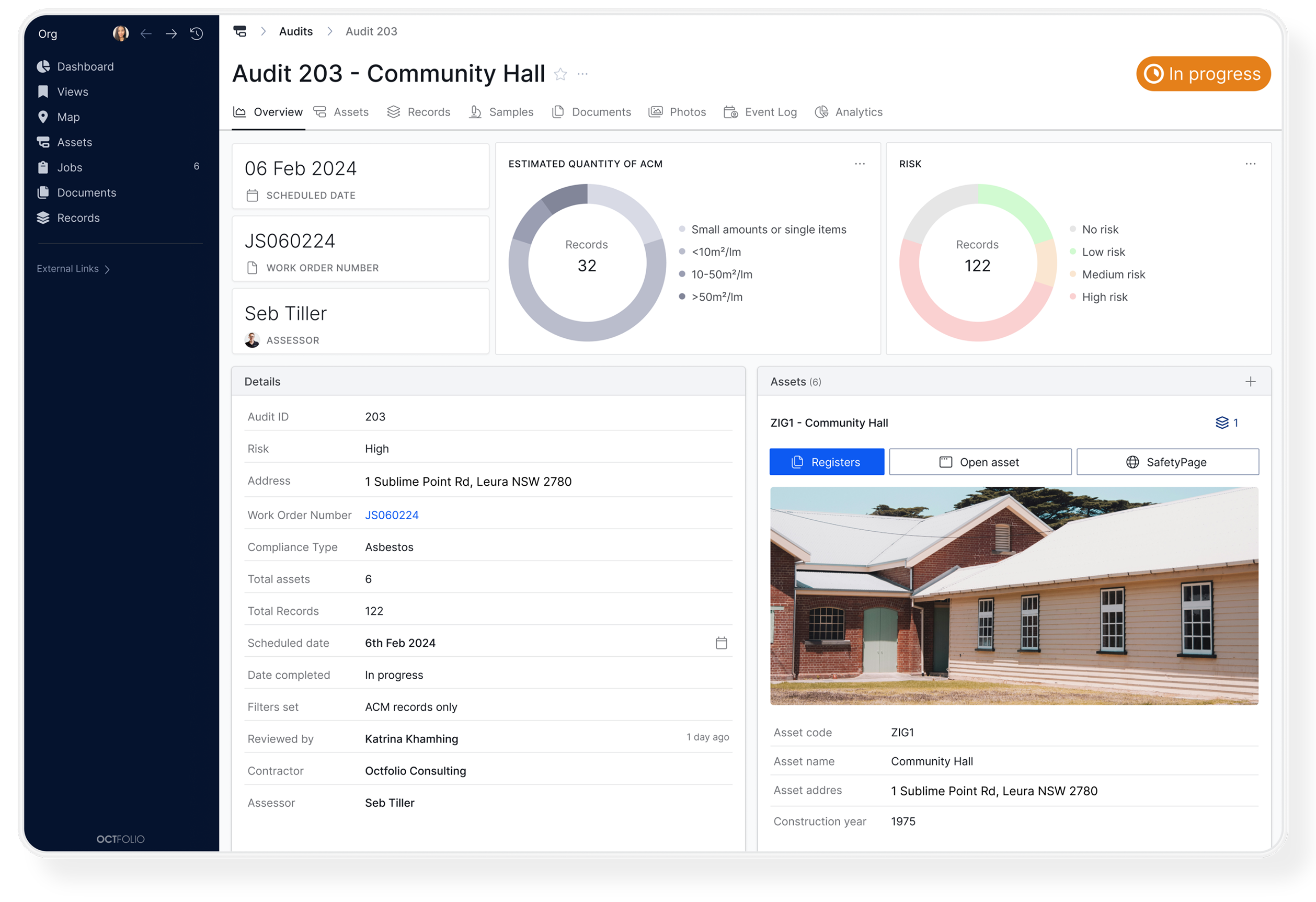 Image of Octfolio platform